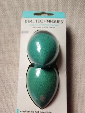 Real Techniques Miracle Airblend Sponges - Teal Duo